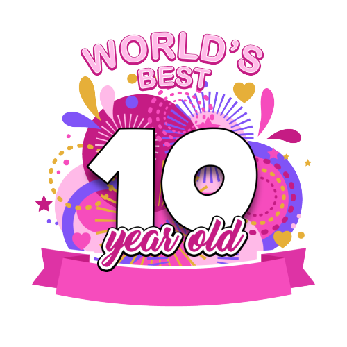Personalised World's Best Birthday Gift for Men and Women - Pink or Blue