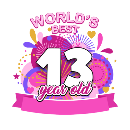 Personalised World's Best Birthday Gift for Men and Women - Pink or Blue