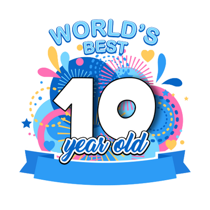 Personalised World's Best Birthday Gift for Men and Women - Pink or Blue