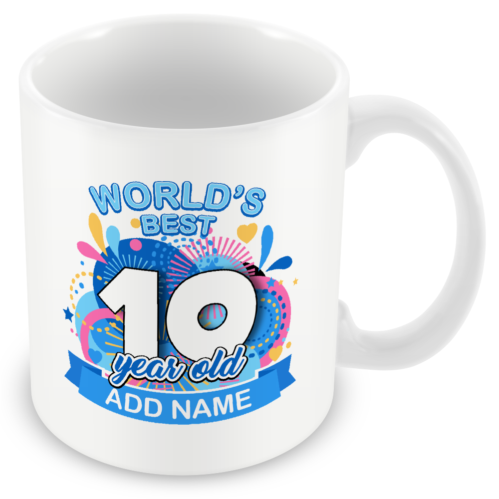 Personalised World's Best Birthday Gift for Men and Women - Pink or Blue