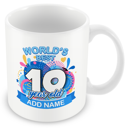 Personalised World's Best Birthday Gift for Men and Women - Pink or Blue