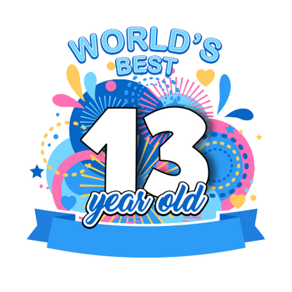 Personalised World's Best Birthday Gift for Men and Women - Pink or Blue