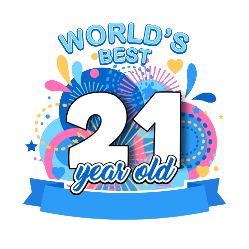 Personalised World's Best Birthday Gift for Men and Women - Pink or Blue