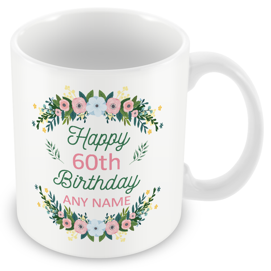 Personalised Birthday Floral – Elegant Gift for Women