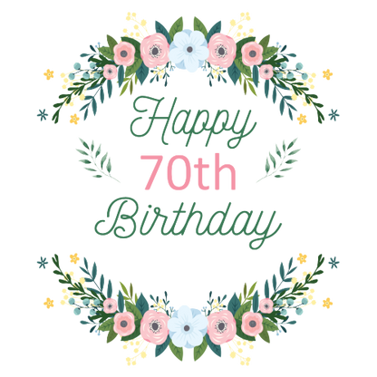 Personalised Birthday Floral – Elegant Gift for Women