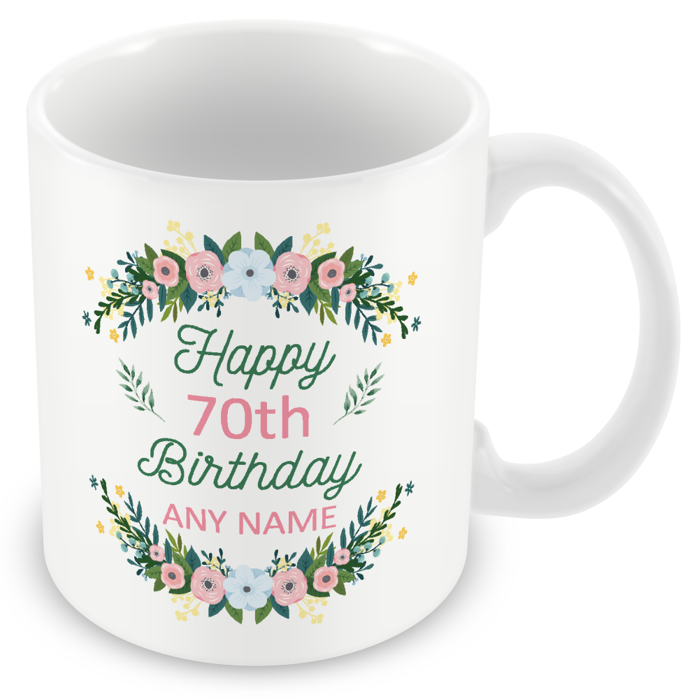 Personalised Birthday Floral – Elegant Gift for Women