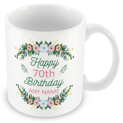 Personalised Birthday Floral – Elegant Gift for Women