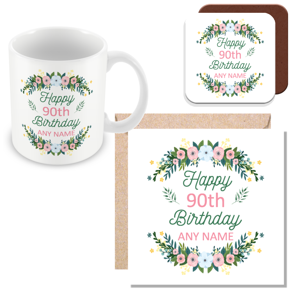 Personalised Birthday Floral – Elegant Gift for Women