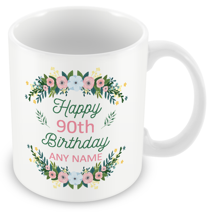 Personalised Birthday Floral – Elegant Gift for Women