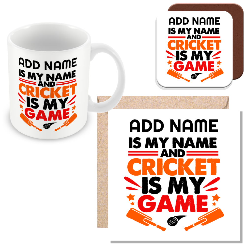 Personalised Cricket Gift – “Cricket is My Therapy”