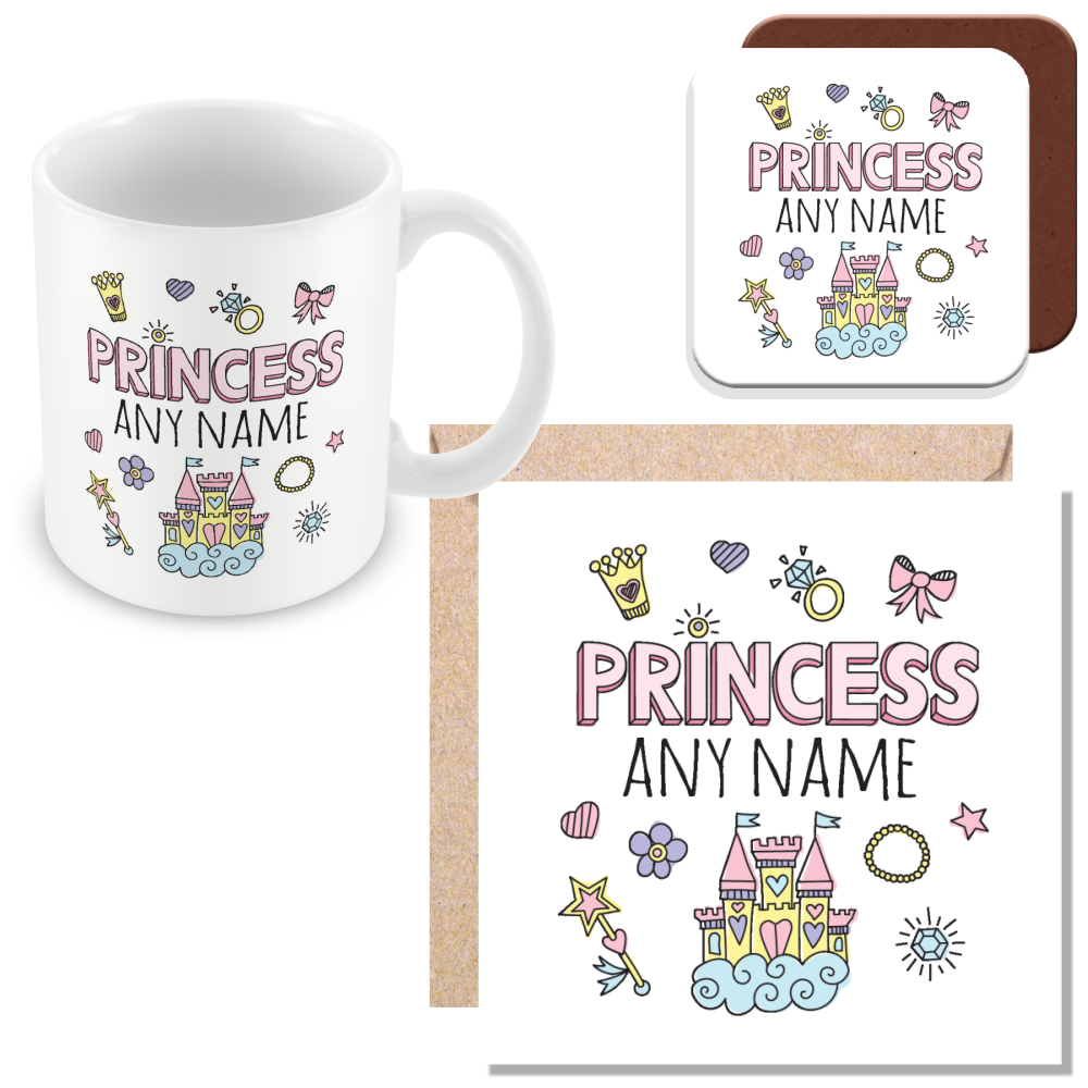 Personalised Princess Gift for Girls and Women