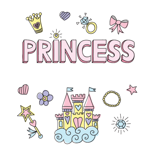 Personalised Princess Gift for Girls and Women