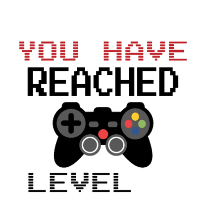 Personalised Birthday Gamer Gift - You Have Reached Level