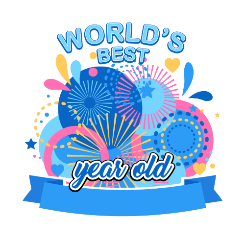 Personalised World's Best Birthday Gift for Men and Women - Pink or Blue