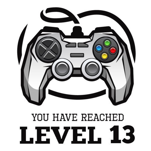 Gamer Level 13 Reached – 13th Birthday Mug Gift