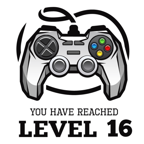 Gamer Level 16 Reached – 16th Birthday Mug Gift