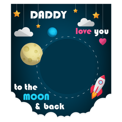 Personalised Photo Gift – “Love You to The Moon”