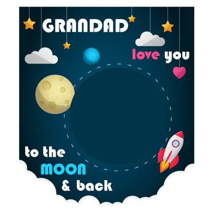Personalised Photo Gift – “Love You to The Moon”