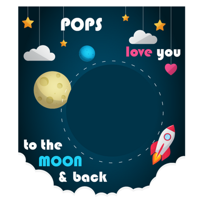 Personalised Photo Gift – “Love You to The Moon”