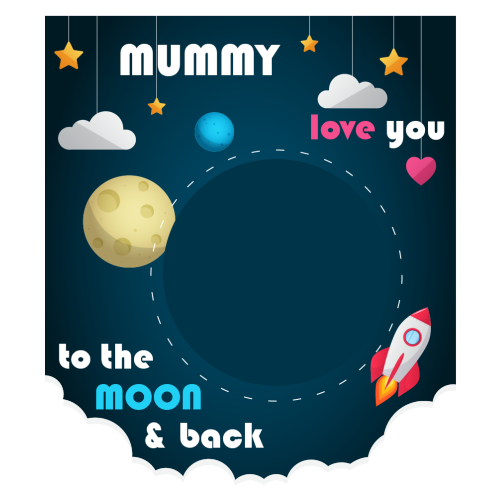 Personalised Photo Gift – “Love You to The Moon”