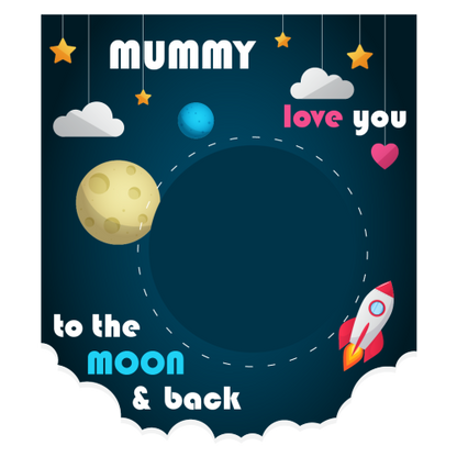 Personalised Photo Gift – “Love You to The Moon”