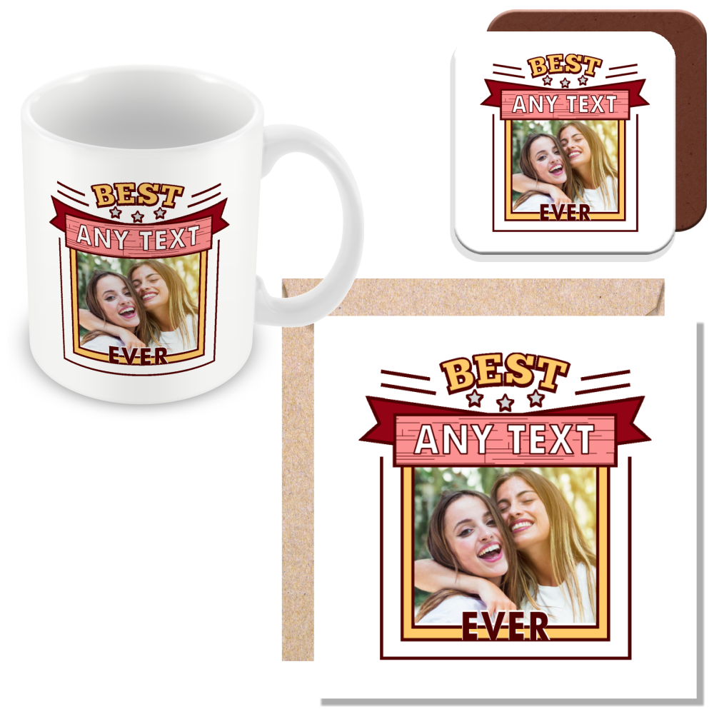 Personalised Photo Square Frame Gift - For Your Favourite Relation