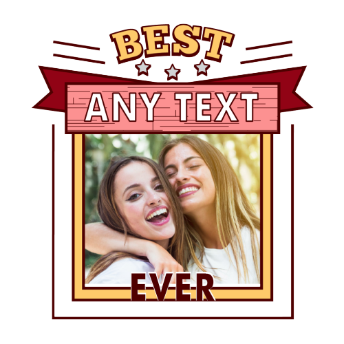 Personalised Photo Square Frame Gift - For Your Favourite Relation