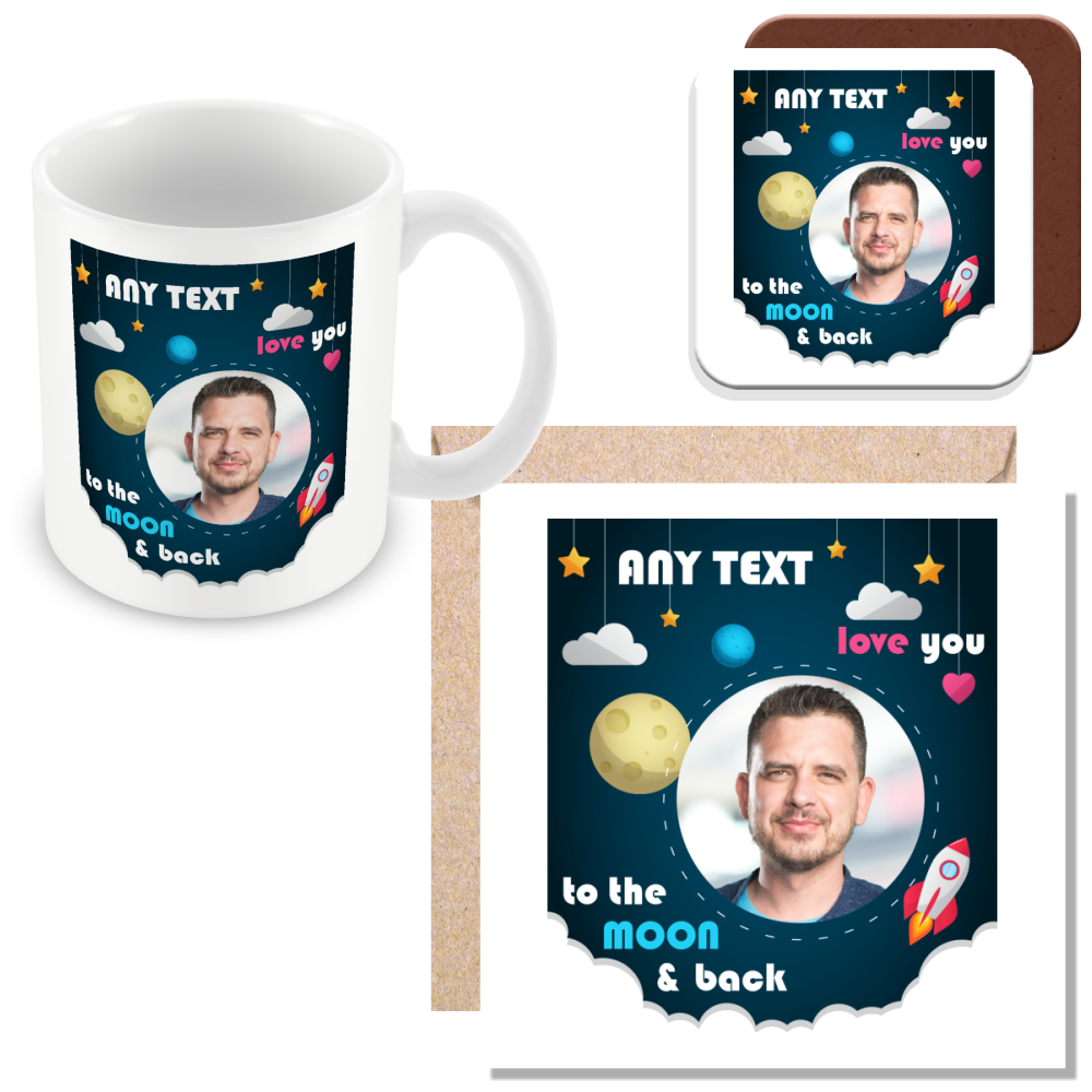 Personalised Photo Gift – “Love You to The Moon”