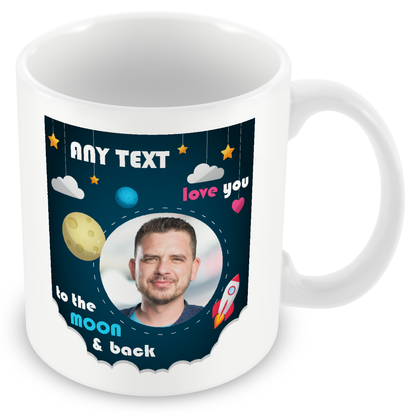 Personalised Photo Gift – “Love You to The Moon”