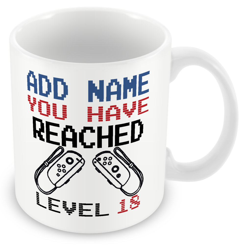 Personalised Birthday Gamer Gift - You Have Reached Level