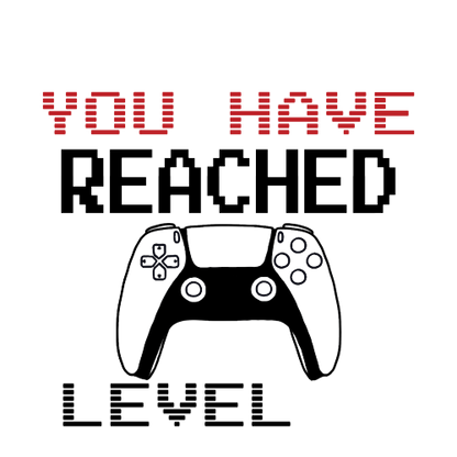 Personalised Birthday Gamer Gift - You Have Reached Level