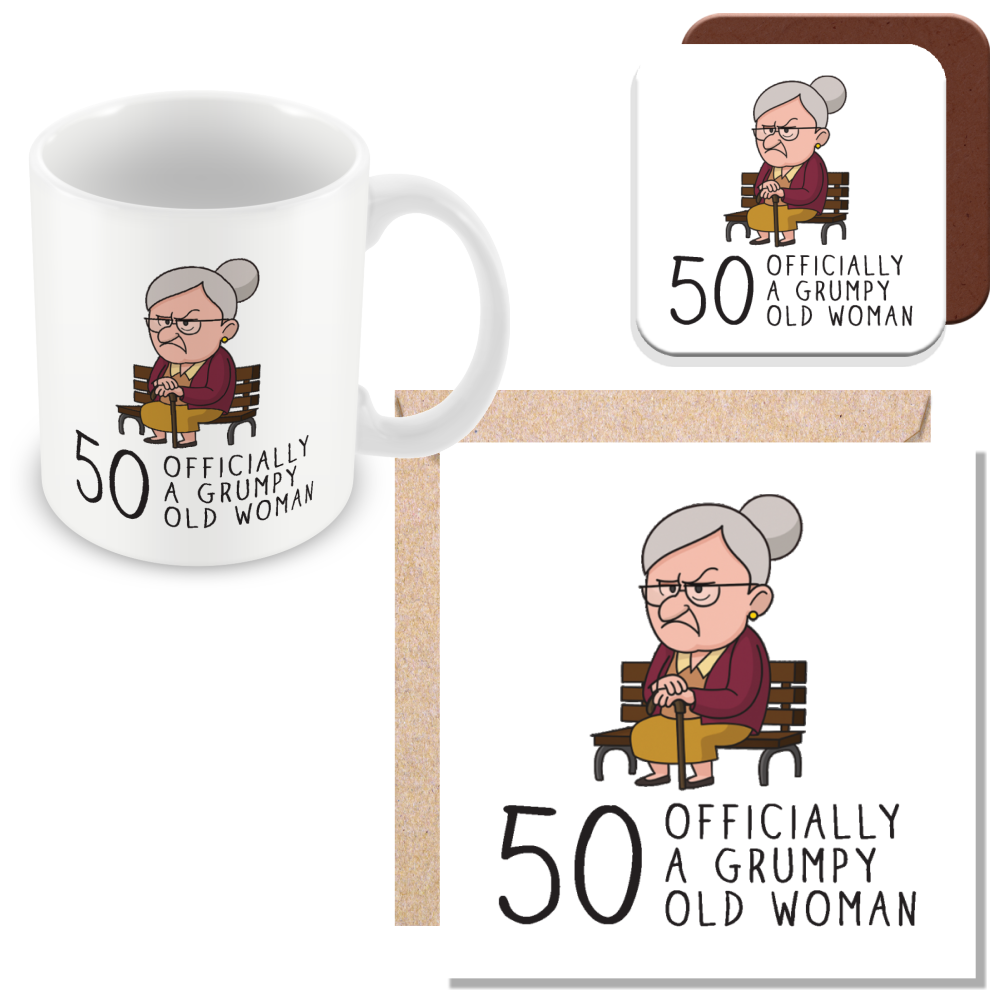 Grumpy Old Woman Any Age Birthday Gift