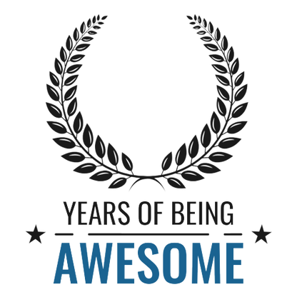 Birthday Mug – “Years of Being Awesome” Custom Age Gift | Funny Mug for Him or Her UK