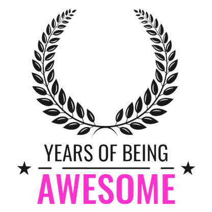 Birthday Mug – “Years of Being Awesome” Custom Age Gift | Funny Mug for Him or Her UK