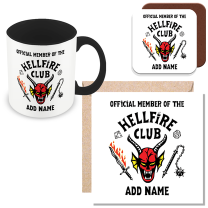 Personalised Stranger Things Hellfire, Logo and Upside Down Gifts and Mugs