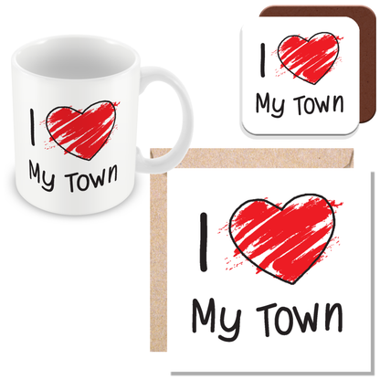 I Love My Town Photo Gift