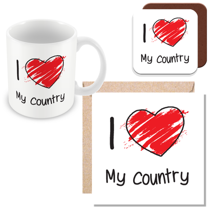 I Love My Country Photo Gift