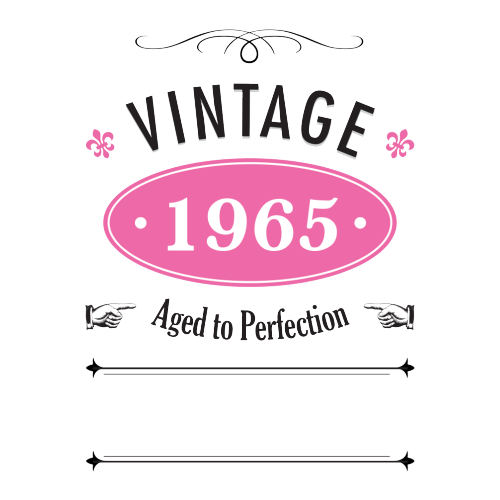 Vintage Year Personalised Gift
