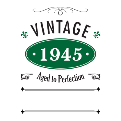 Vintage Year Personalised Gift