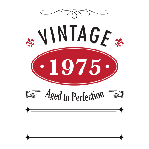 Vintage Year Personalised Gift