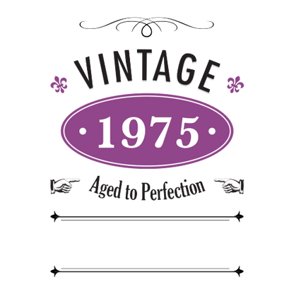 Vintage Year Personalised Gift