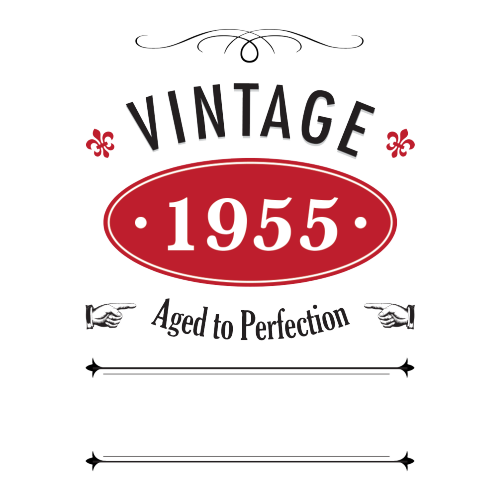 Vintage Year Personalised Gift