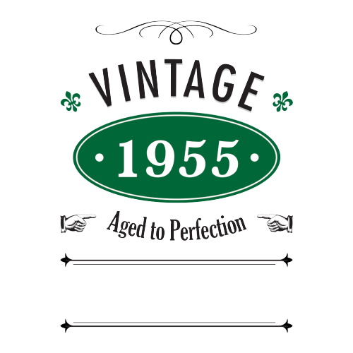 Vintage Year Personalised Gift