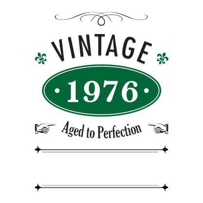 Vintage Year Personalised Gift
