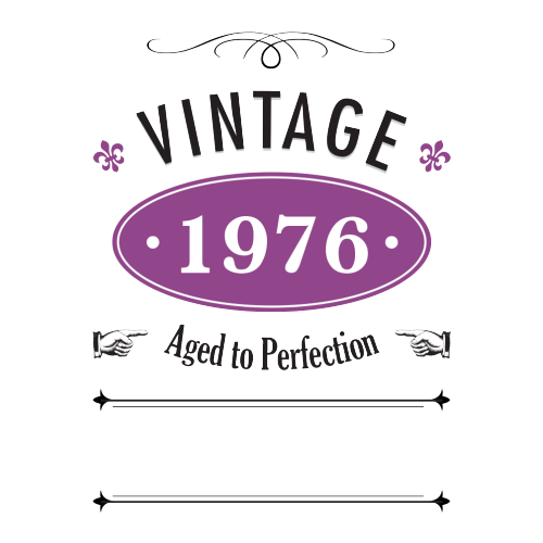 Vintage Year Personalised Gift