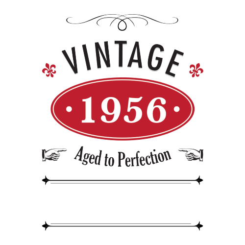 Vintage Year Personalised Gift