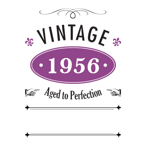 Vintage Year Personalised Gift