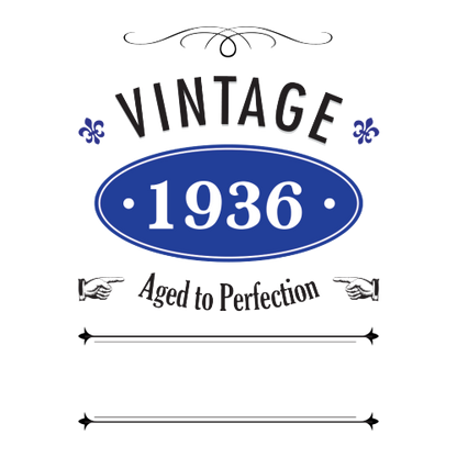 Vintage Year Personalised Gift