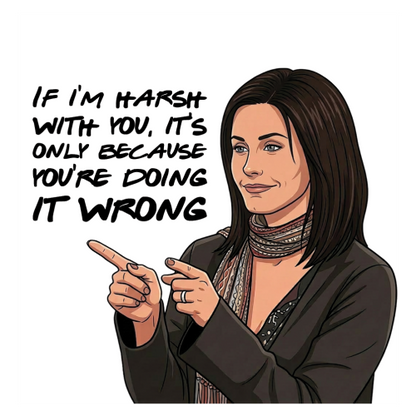 Monica Quote Mug - Optional Black or Purple Handle, Coaster and Card