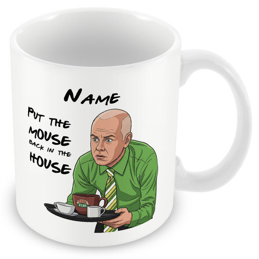 Gunther Quote Mug - Optional Black or Purple Handle, Coaster and Card